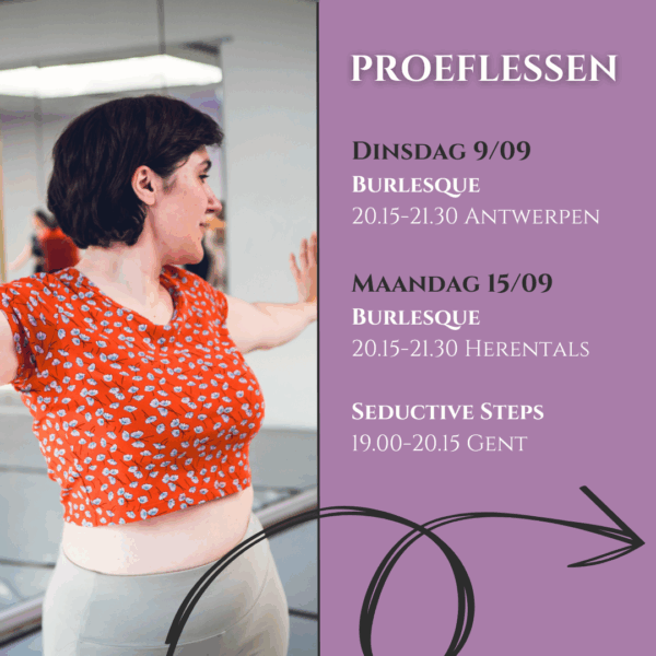 Proeflessen nieuwe lessenreeksen - september 2025
