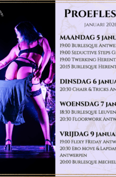 Proeflessen nieuwe lessenreeksen - januari 2026